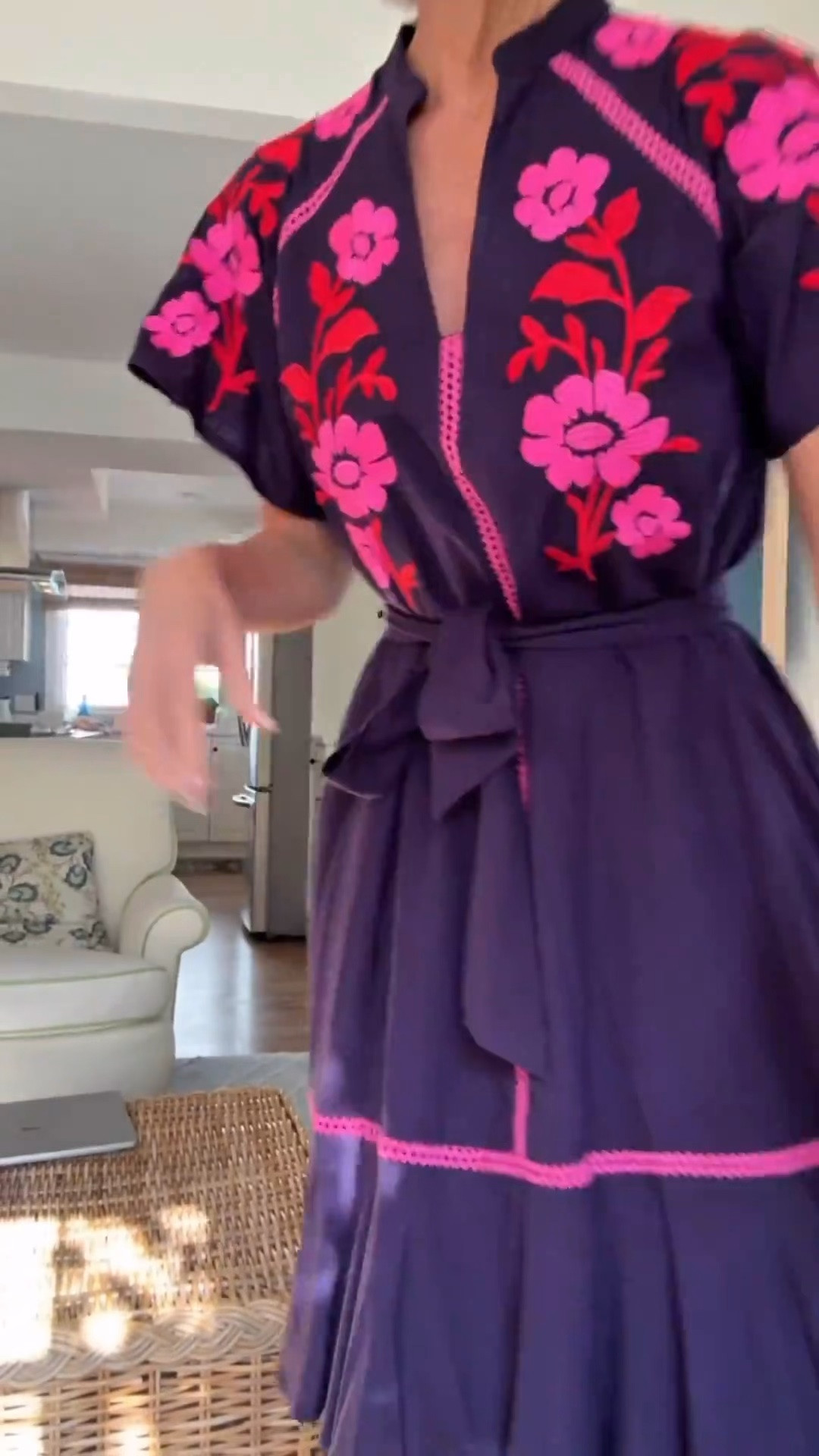 This embroidered floral dress is a statement piece with vibrant pink detailing, a flattering tie waist, and an easy flowy silhouette. Perfect for vacation dinners, brunch, or any special summer occasion.

💡 LTK MADE EASY

❤️ Heart = Support my posts
🔖 Save = Get sale & restock alerts
📋 Lists = Keep favorites organized
📲 Share = Send to yourself for later
💬 Comment = Ask me anything

#LTKootd #LTKOver40 #LTKSeasonal