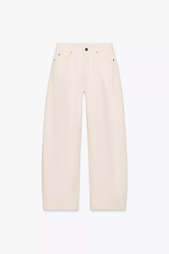 ZW COLLECTION BARREL HIGH-WAIST JEANS | Zara UK