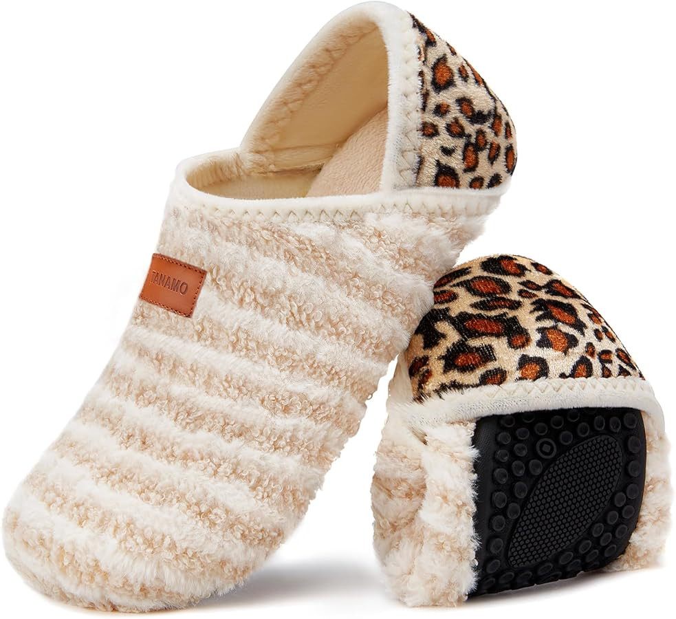 Tanamo House Slippers for Women Men Indoor Barefoot Slippers Socks Slip on House Shoes Cozy Comfy... | Amazon (US)