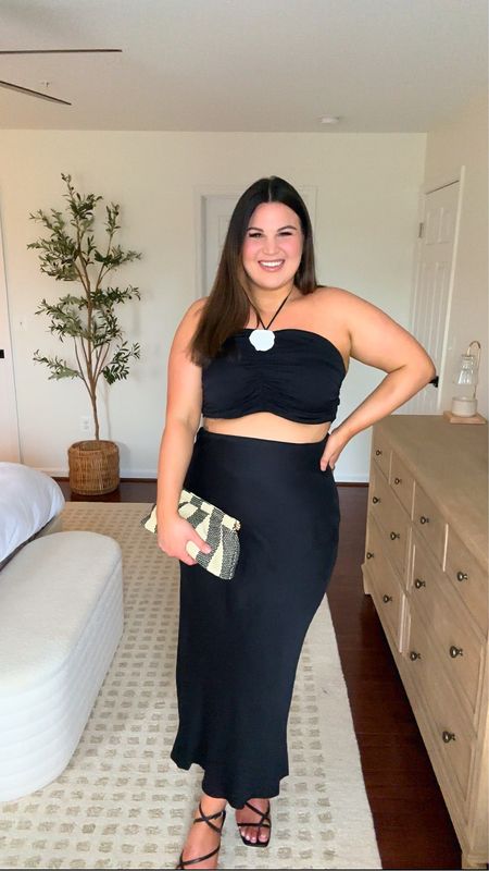 Vacation outfit idea! This year for my 30th birthday I’ve decided to wear all black as a RIP to my 20s & this set is definitely a contender! I love it so much in blue, I grabbed the black too! 

Top - XL
Skirt - L 
Anti chafing shorts - L/XL 
Body oil - shade Copacabana Bronze
Heels - 9.5 

Target fashion, Target, matching set, birthday outfit, vacation outfit, vacation style 


#LTKstyletip #LTKmidsize #LTKSeasonal