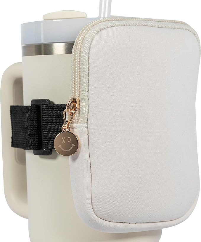 Water Bottle Pouch For Yeti Travel Mugs, Stanley Tumblers Quencher Adventure 40oz & Stanley IceFl... | Amazon (US)