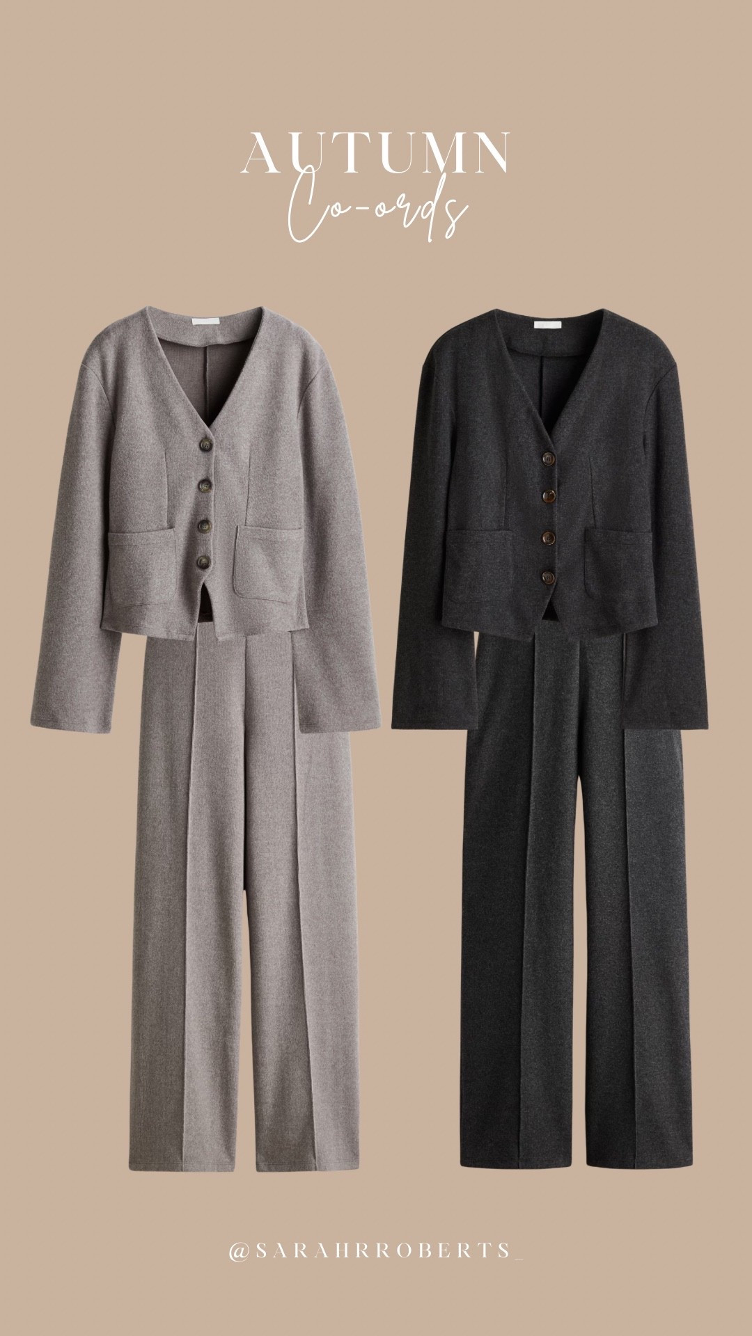 Autumn loungewear ✨ perfect if you work from home or just want to look put together when running some errands/on the school run! 

They are very similar to the ZARA sets that sold out!

#LTKstyletip #LTKuk #LTKautumn