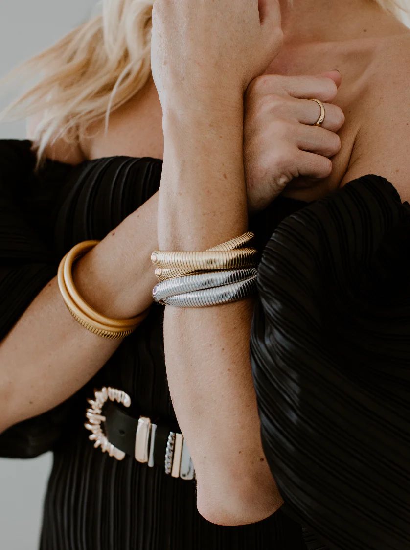 Connected Cobra Bracelet Set | Victoria Emerson