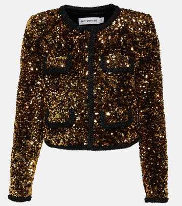 Sequined cropped jacket | Mytheresa (US/CA)