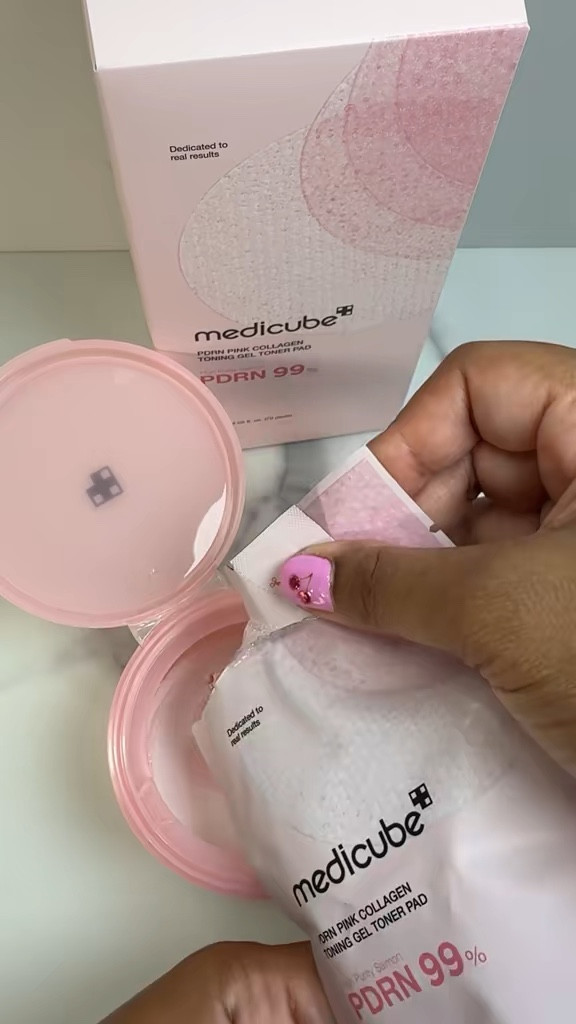 Medicube pink collagen gel toner pads 

#LTKSaleAlert #LTKOver40 #LTKBeauty