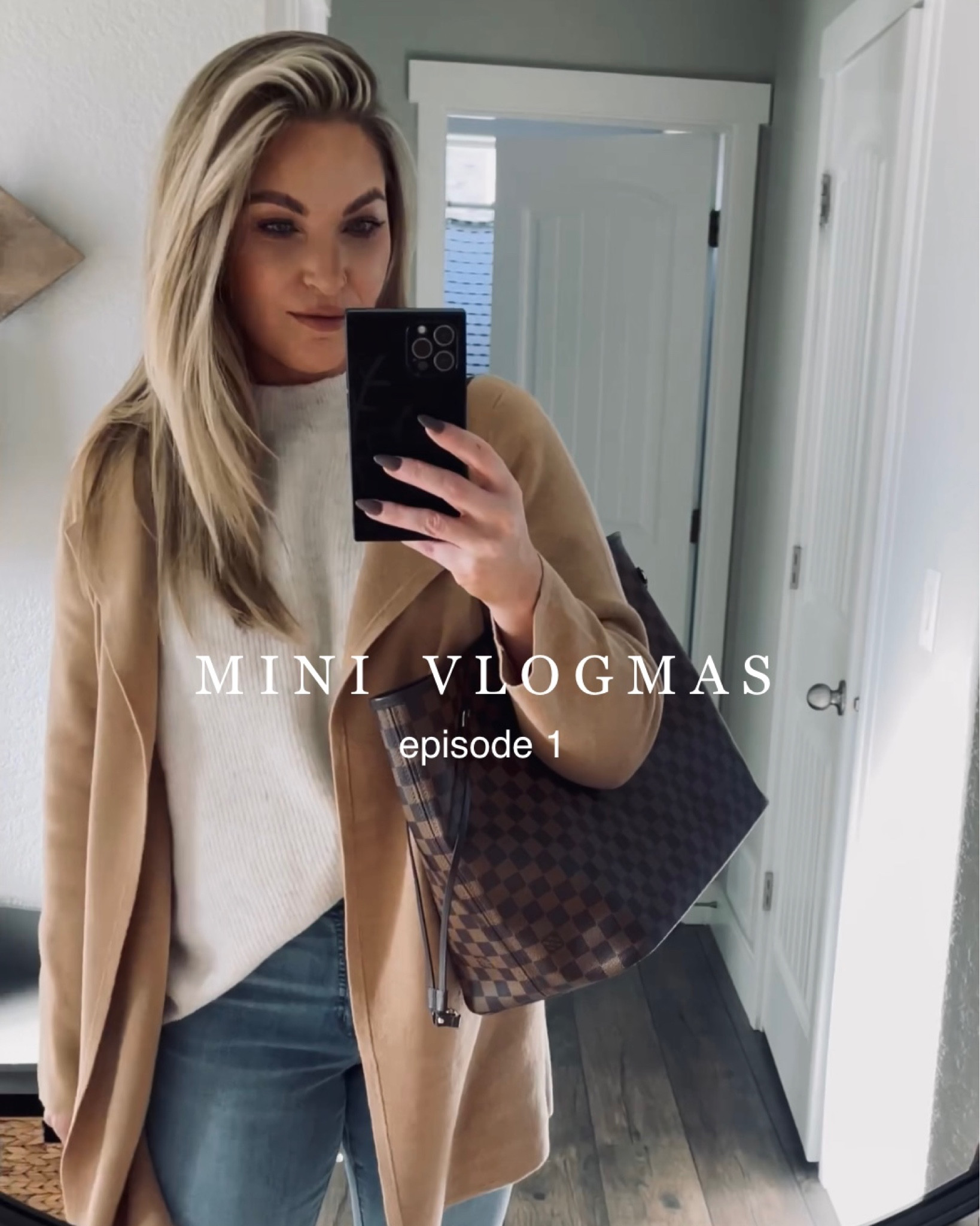 Vlogmas Episode 1 | super casual winter ootd that works for so many occasions. Got my normal size in everything! The coatigan is my new favorite!!