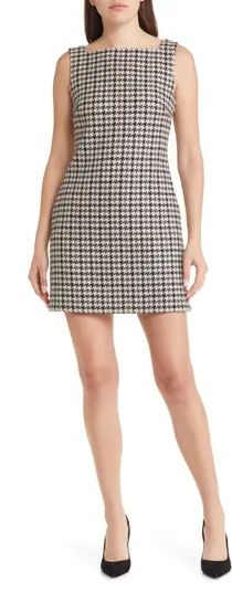 Theory Houndstooth Wool Minidress | Nordstrom | Nordstrom