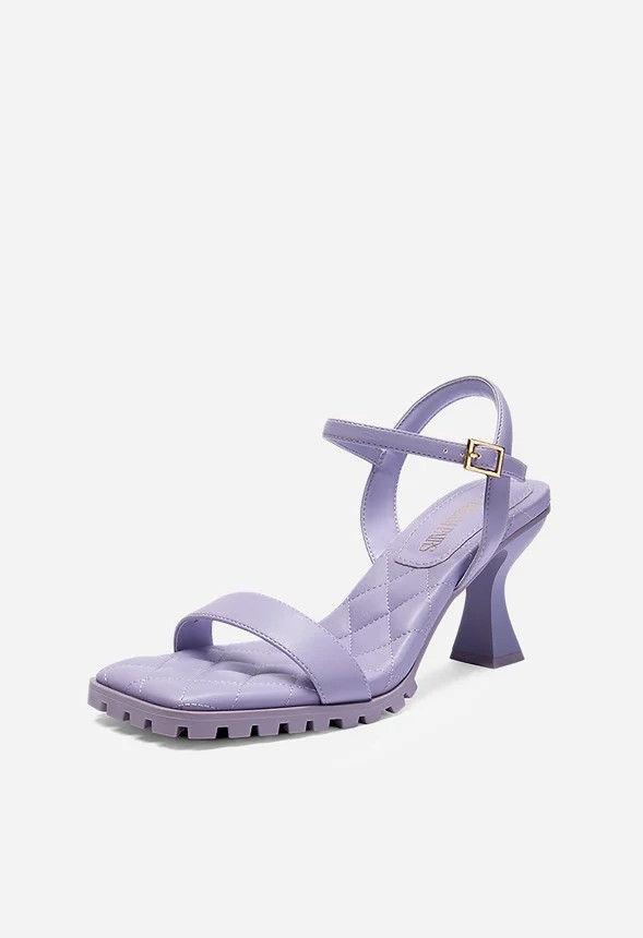 Athena Square Toe High Stiletto Heel Sandal | JustFab