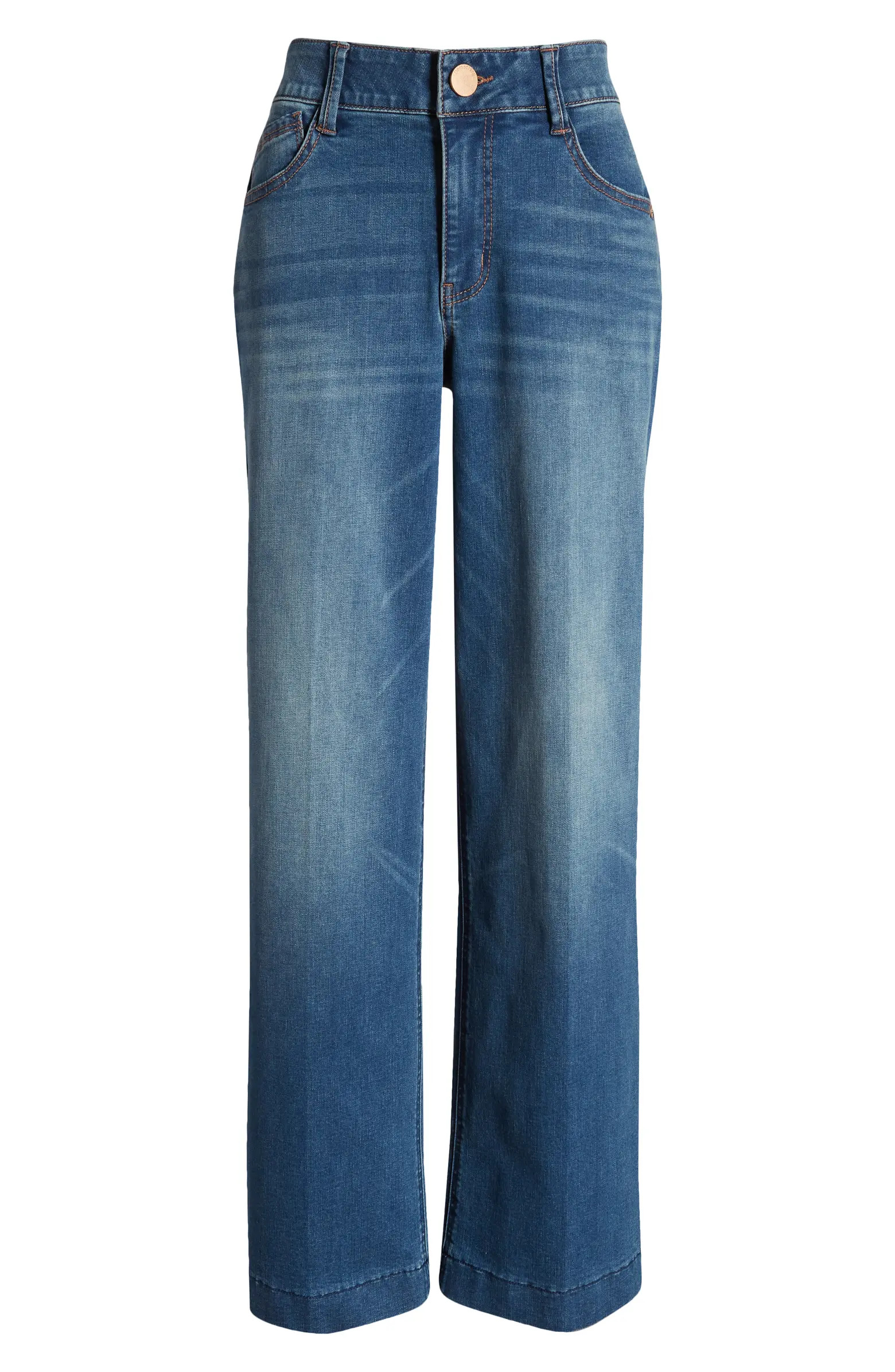 Sam 'Ab'Solution High Waist Wide Leg Jeans | Nordstrom