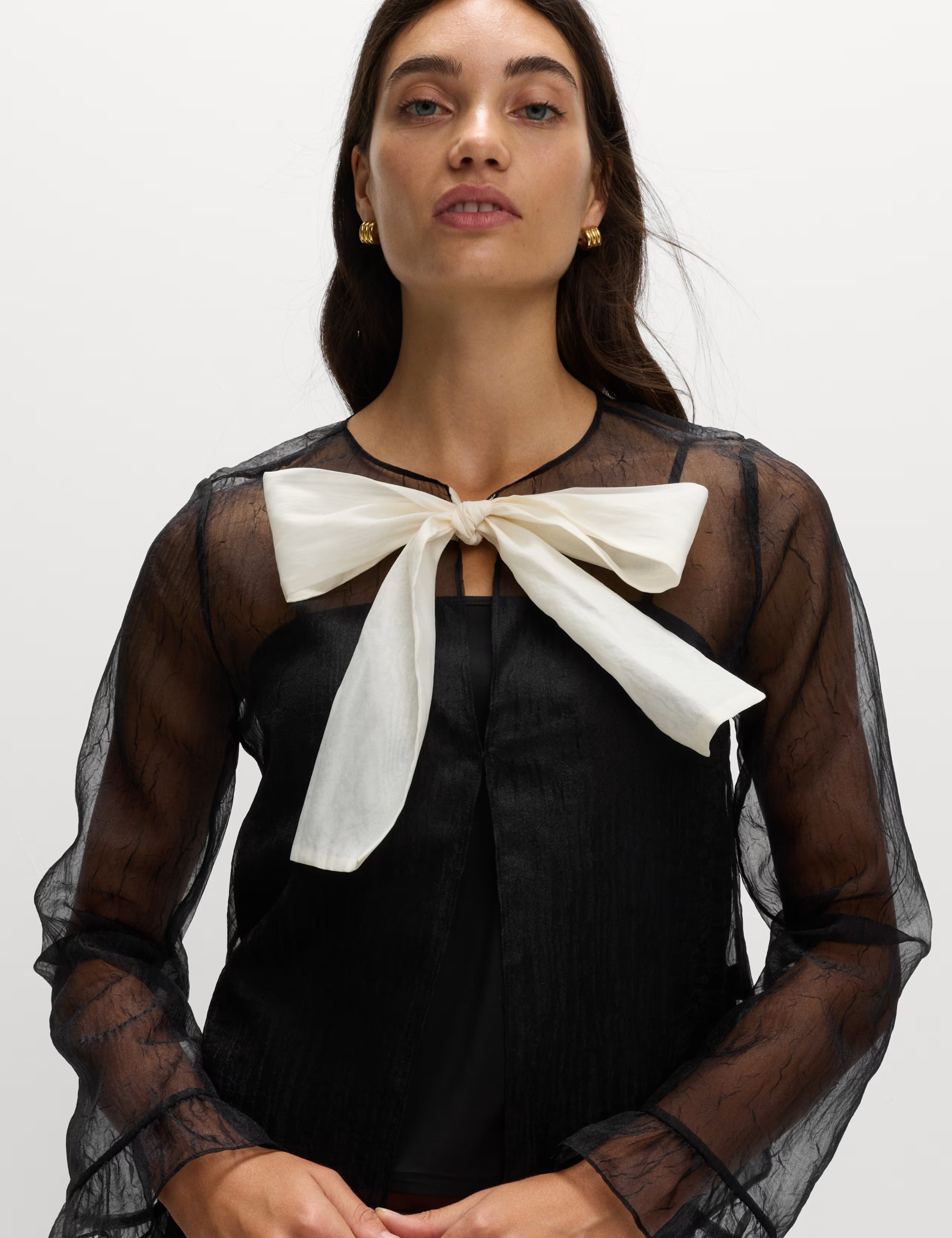 Organza Tie Neck Top | Marks & Spencer (UK)