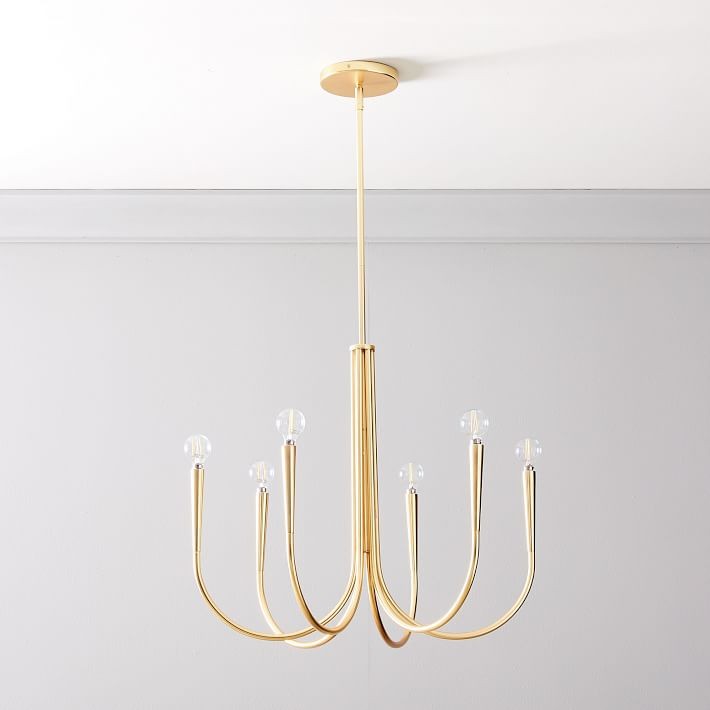 Swoop Arm Chandelier | West Elm (US)