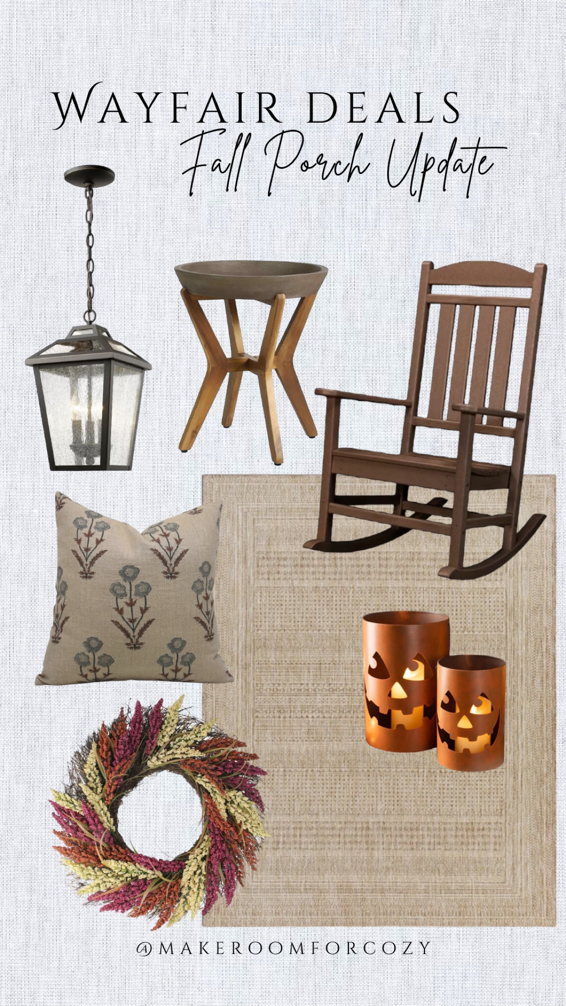 Wayfair deals happening now! Here is some inspo for a Fall, front porch update for this coming season! 🍂

#LTKSaleAlert #LTKSeasonal #LTKHome