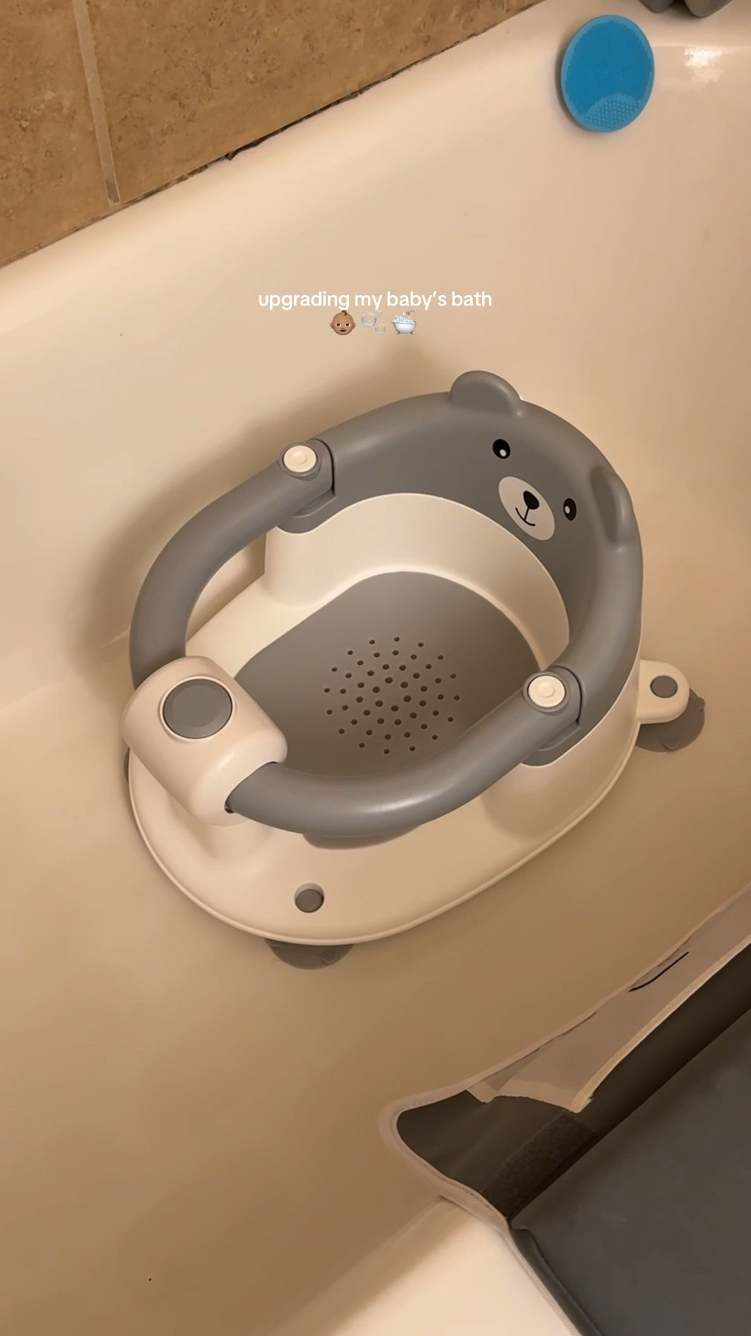 upgrading my baby’s bath from the Angelcare bathtub to a bath seat 👶🏽 🫧 🛁 

#LTKFamily #LTKHome