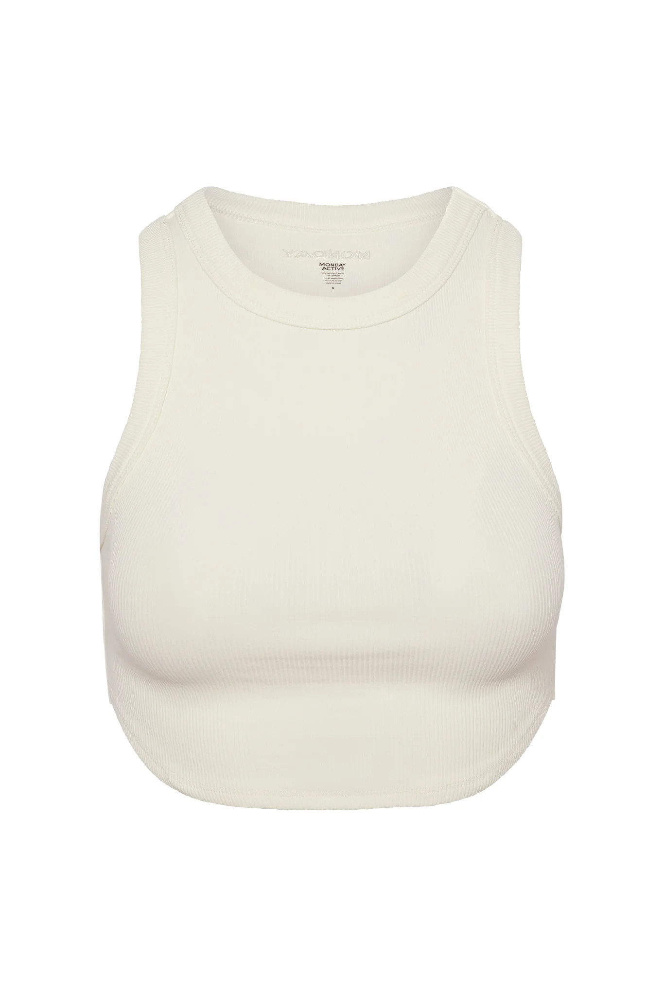 Everglades Tank - Ivory Rib | Monday Swimwear