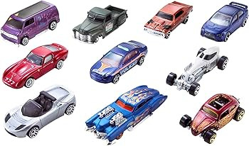 Hot Wheels Set of 10 1:64 Scale Toy Trucks and Cars for Kids and Collectors, Styles May Vary (Ama... | Amazon (US)
