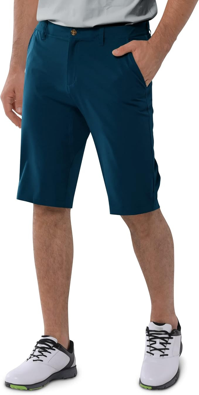 33,000ft Men's Golf Shorts Dry Fit, Lightweight Quick Dry Golf Stretch Shorts with Pockets 11" In... | Amazon (US)