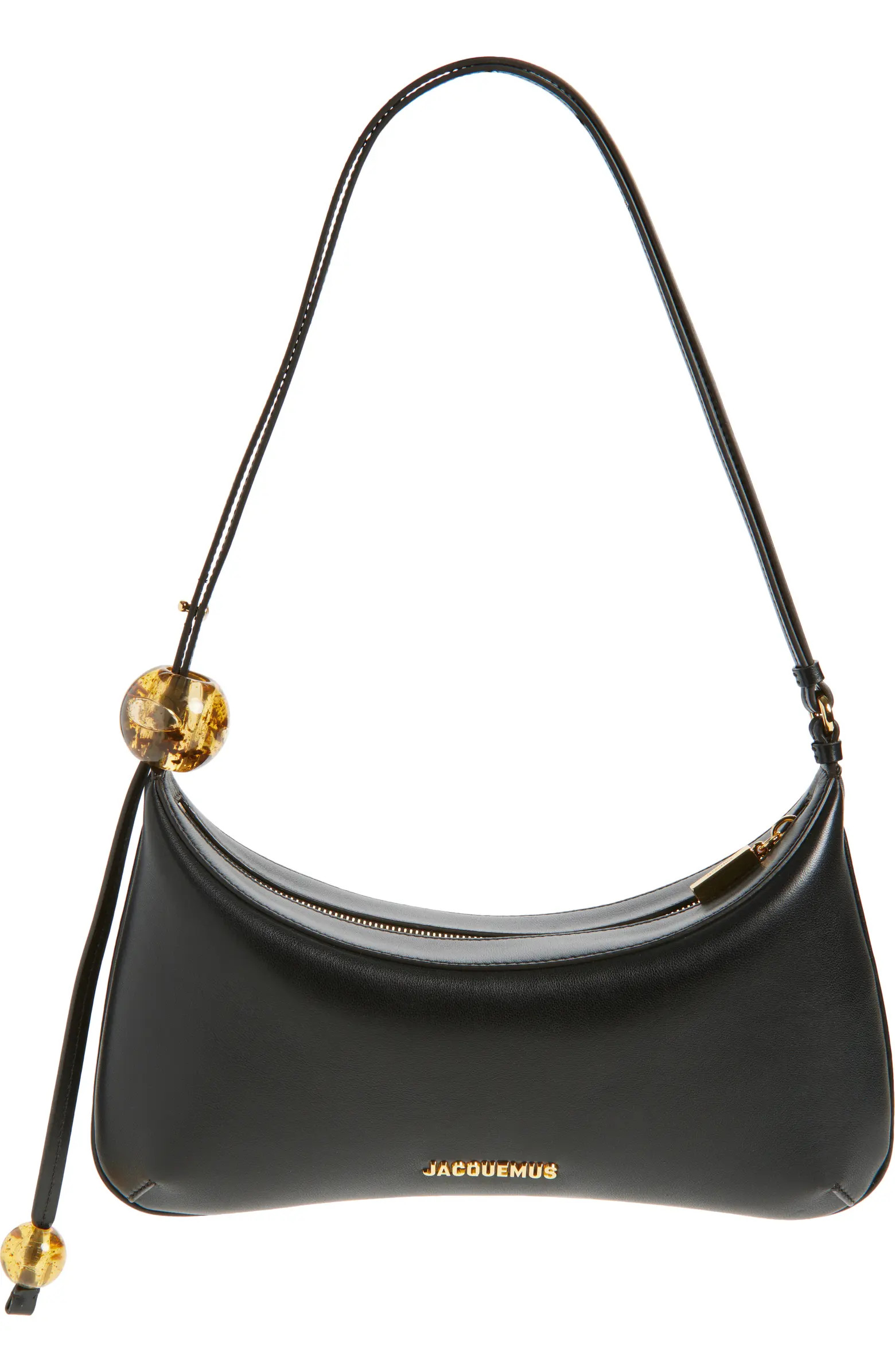 Jacquemus Le Grand Bisou Perle Leather Shoulder Bag | Nordstrom | Nordstrom