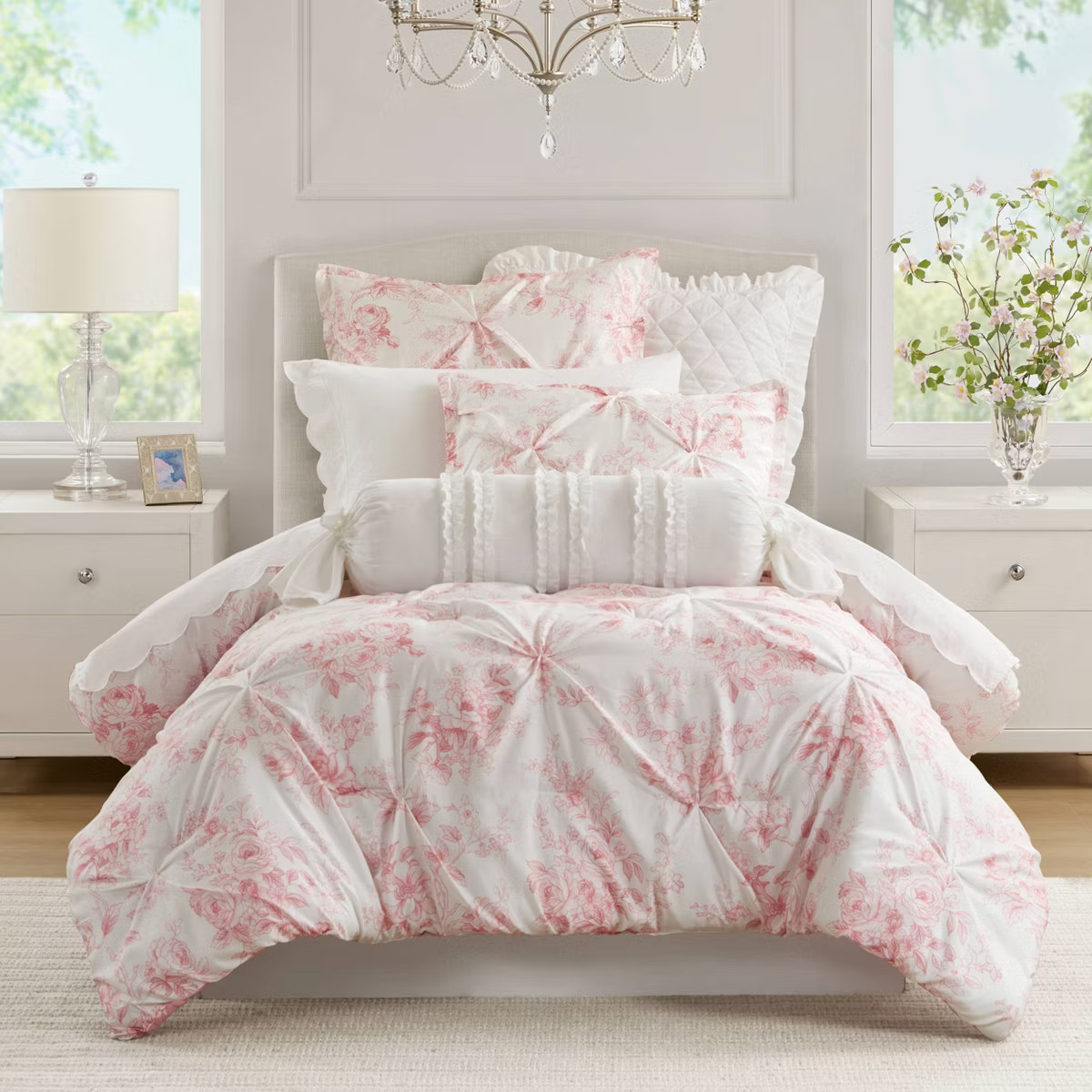 Armoire Collection Toile Floral Comforter | Target