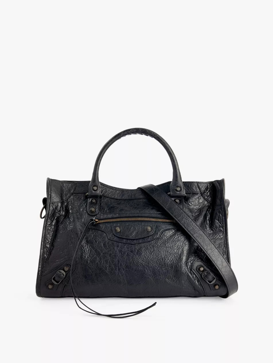 Le City leather top-handle bag | Selfridges