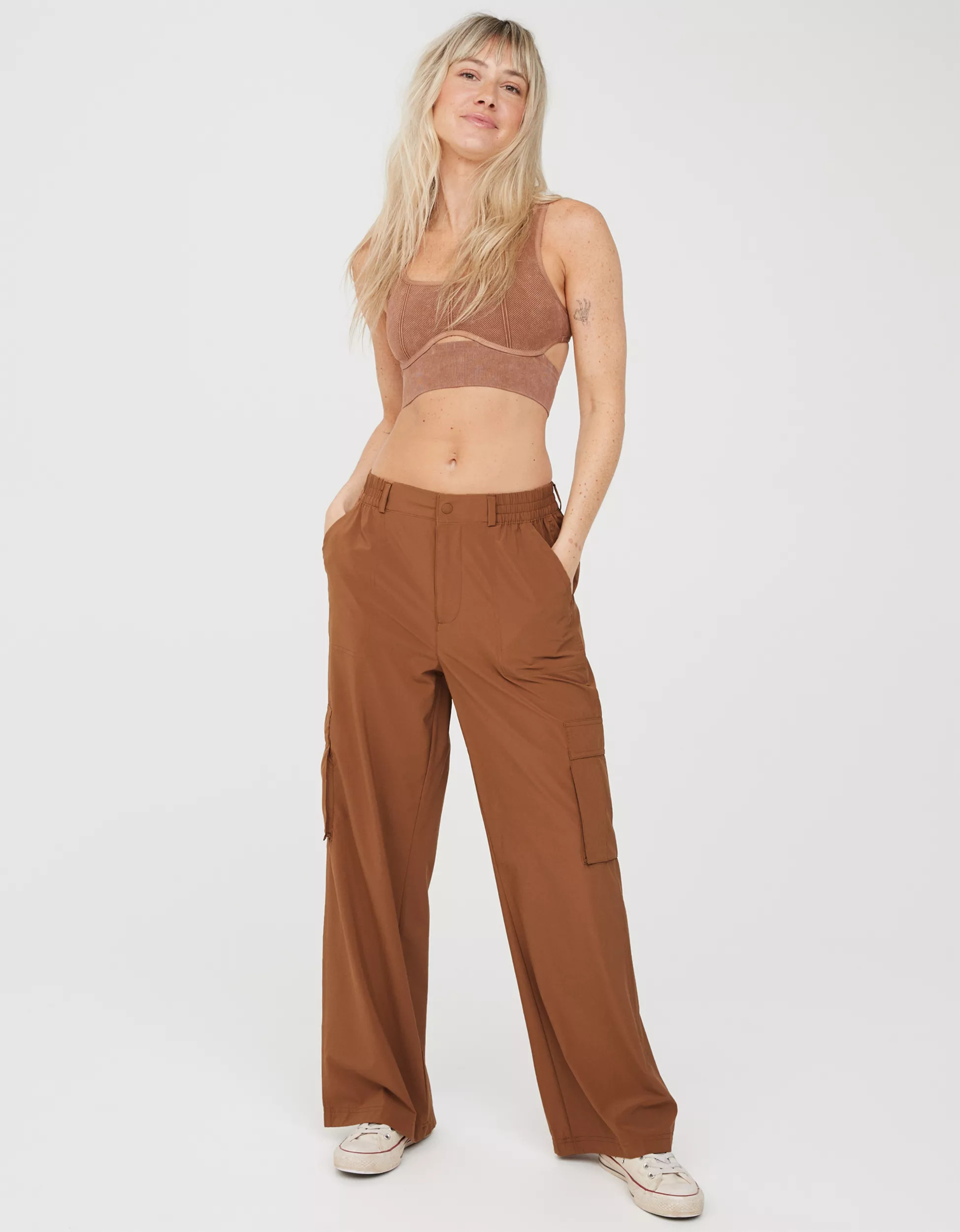 OFFLINE By Aerie Nylon Cargo Pant | Aerie