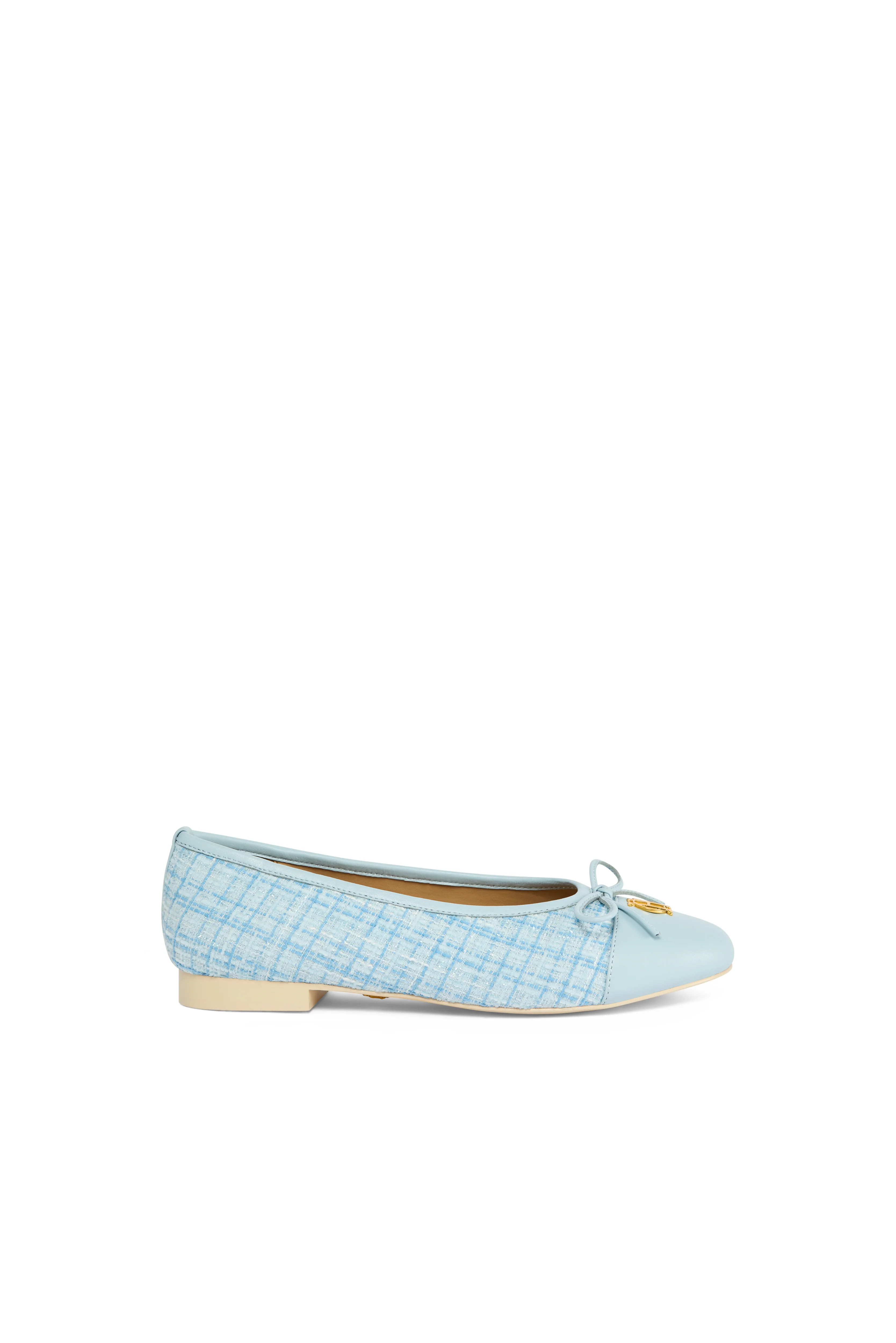 Ballet Shoe (Ice Blue Boucle) | Holland Cooper