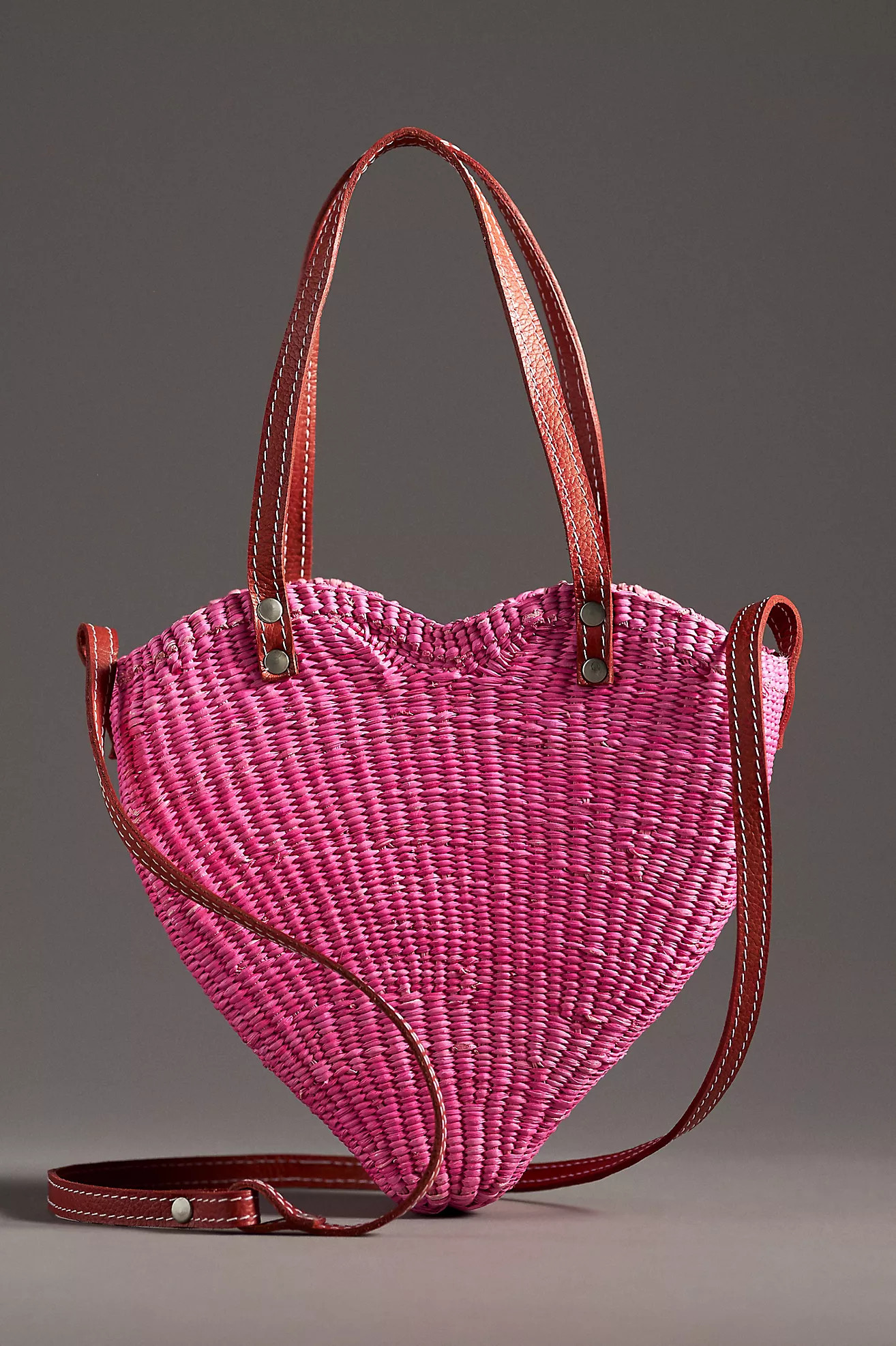 Sensi Studio Heart Straw Bag | Anthropologie (US)