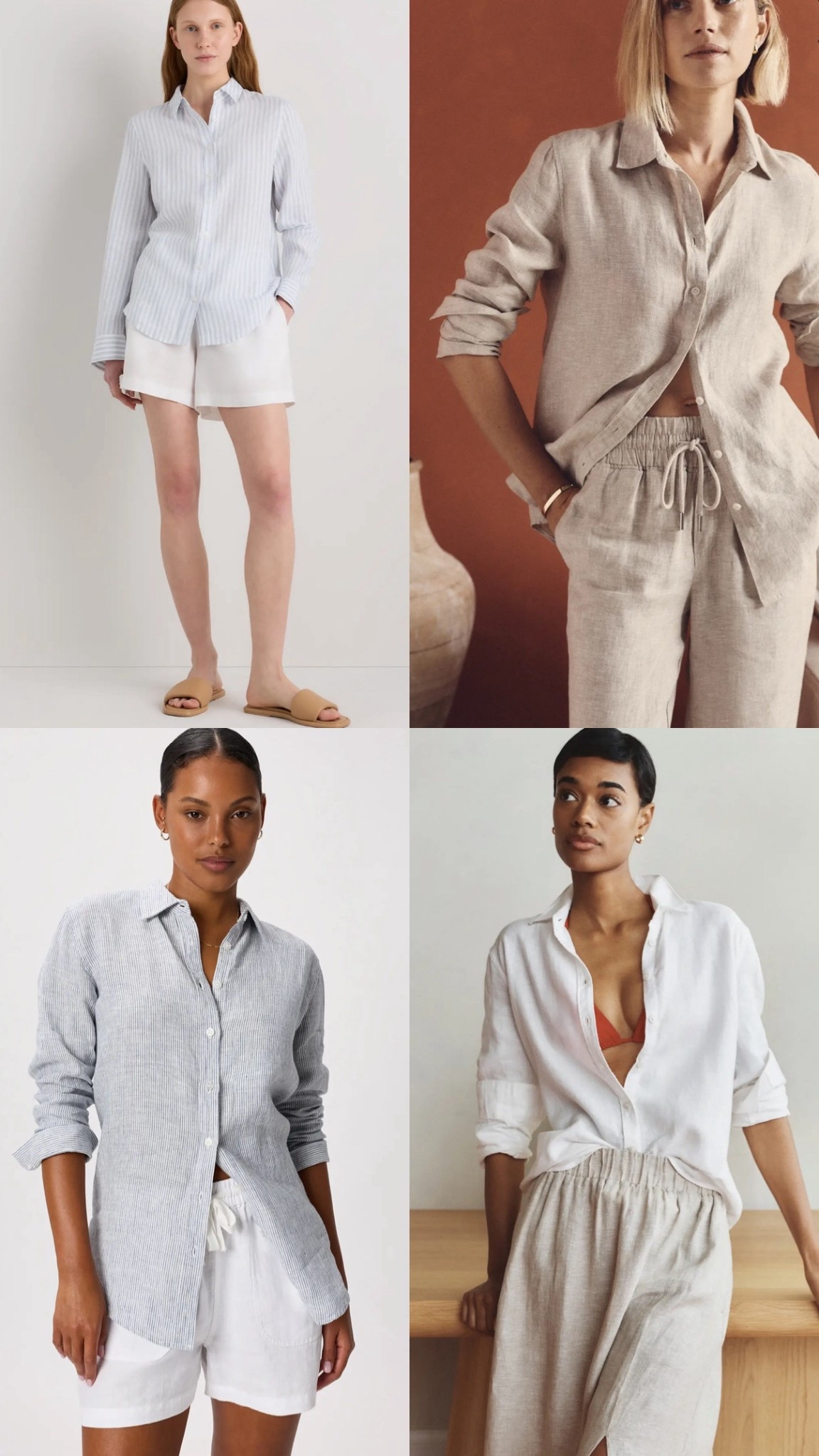 Staple linen button up from @Quince 