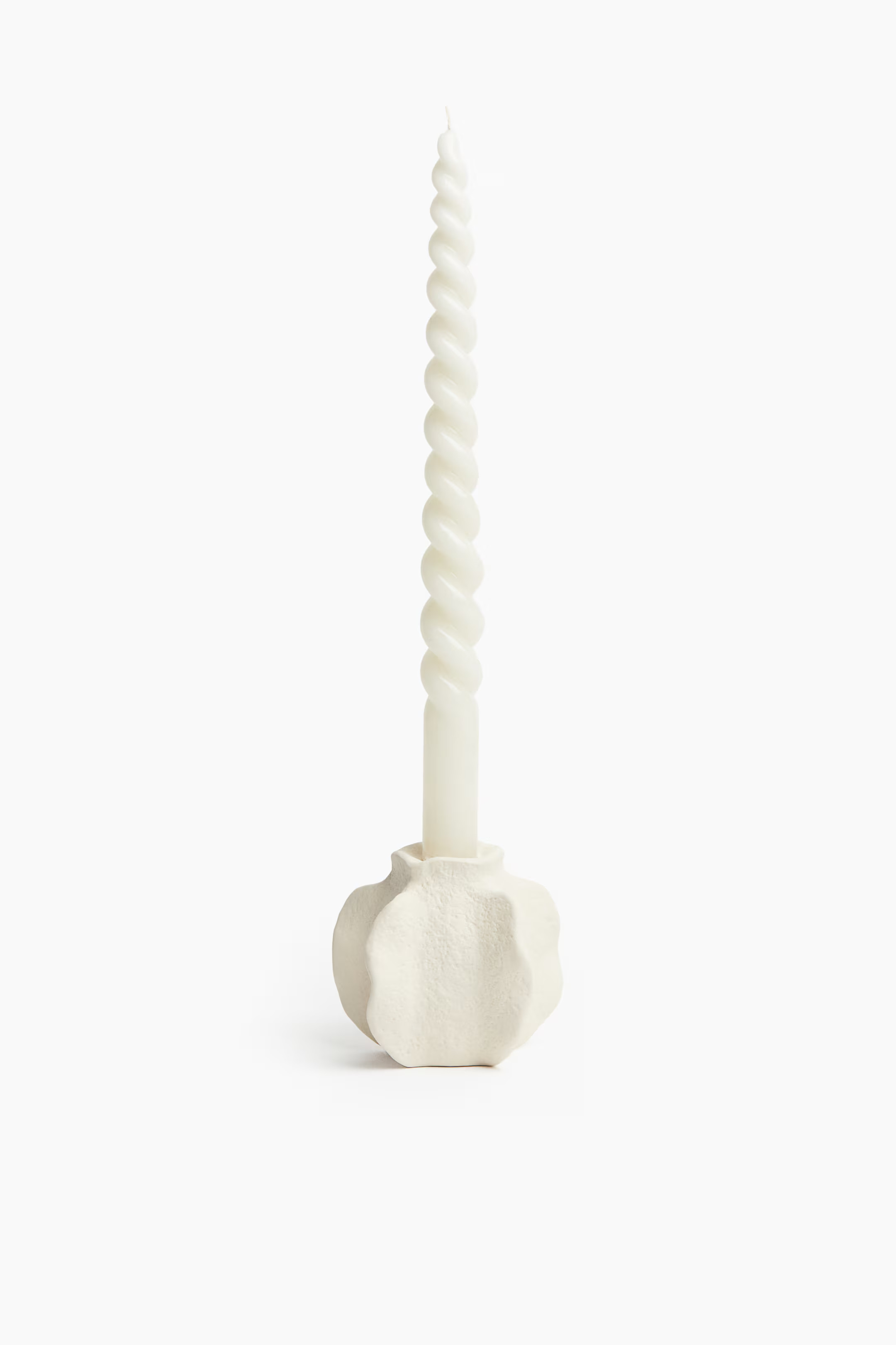Small stoneware candlestick | H&M (UK, MY, IN, SG, PH, TW, HK)