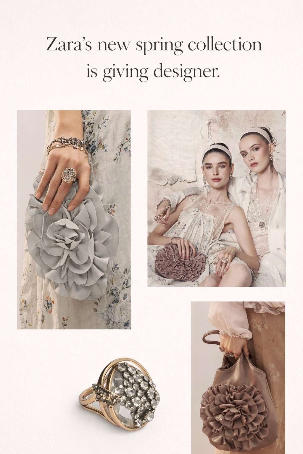 Zaras new spring is giving designer #frenchchic

#LTKgrwm #LTKootd