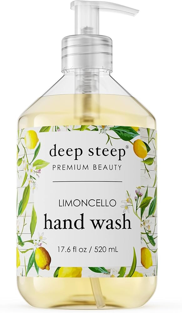Deep Steep Liquid Hand Wash, 17.6 Ounces (Limoncello) | Amazon (US)
