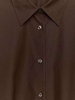 Oversized Shirt Dress – Dark Brown – Women – ARKET GB | Arket UK