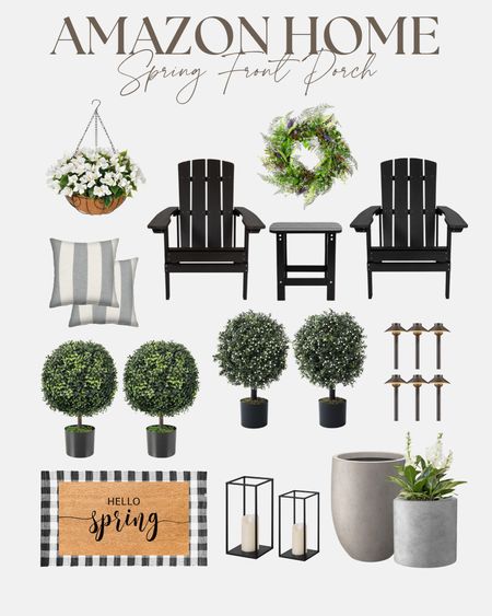 Amazon Home / Amazon Outdoor / Amazon Patio / Front Porch Decor / Front Porch Greenery / Outdoor Planters / Outdoor Plants / Outdoor Trees / Front Porch Doormats / Outdoor Doormats / Outdoor Rugs / Summer Front Porch / Outdoor Faux Greenery

#LTKhome #LTKstyletip #LTKSeasonal