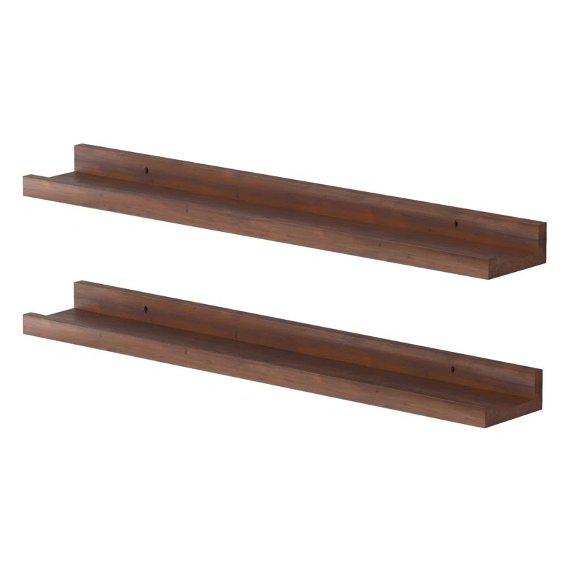 Herewardus 2 Piece Picture Ledge Wall Shelf (Set of 2) | Wayfair North America