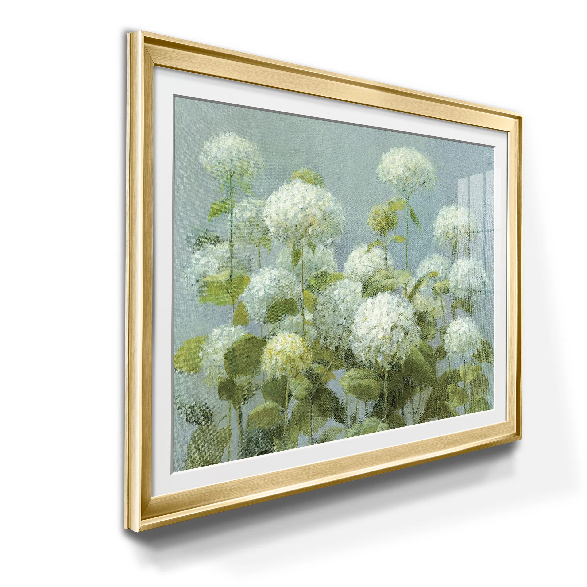 Red Barrel Studio Hydrangea Garden - Picture Frame Painting Print on Paper & Reviews | Wayfair | Wayfair North America