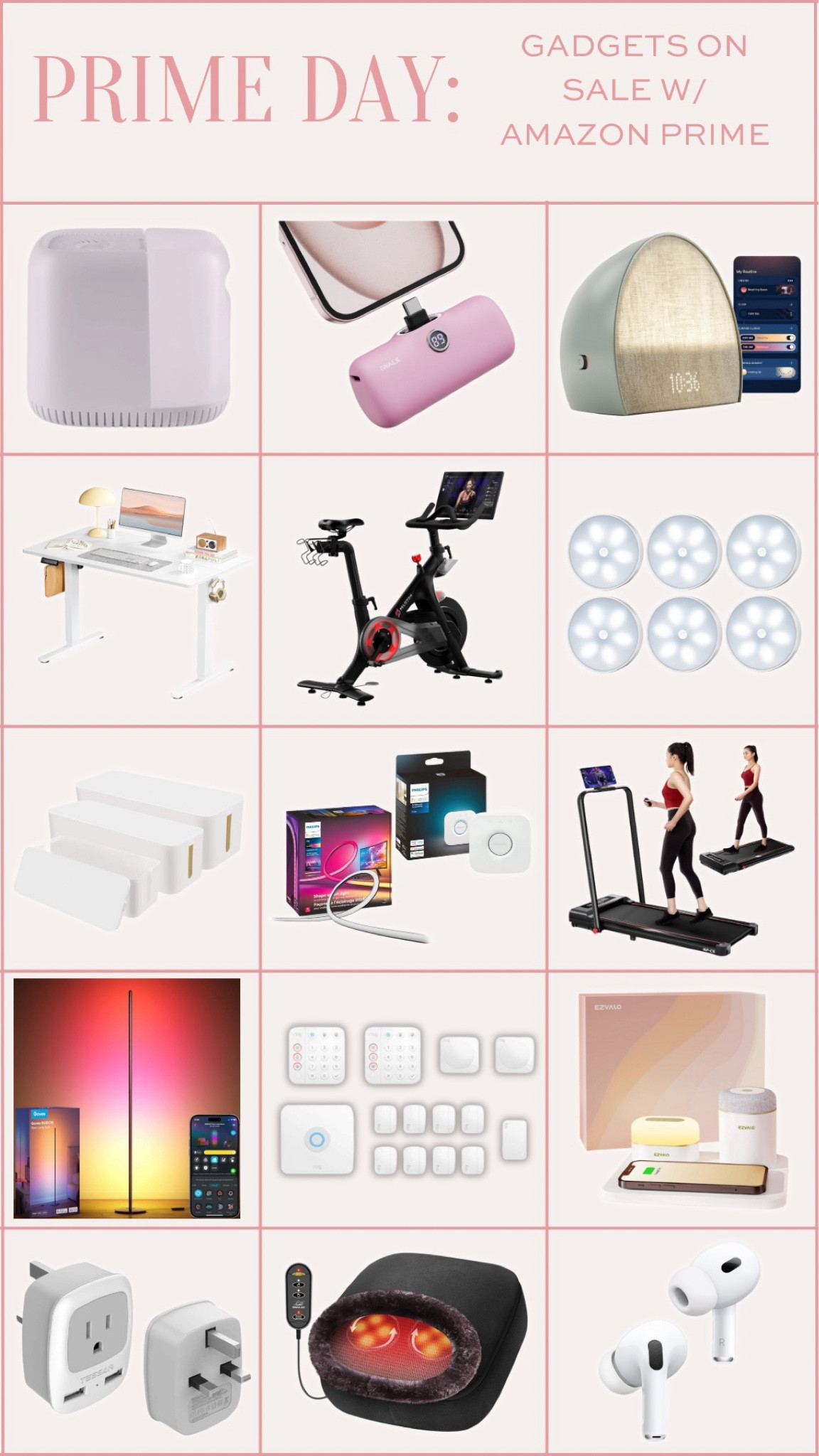 Prime day: must have gadgets!

Viral gadgets, amazon prime day, prime day gadgets, cool gadgets, amazon gadgets, home finds, viral home finds, amazon must haves, amazon finds, fitness sale, fitness machine, ambiance lighting, office gadgets, travel gadgets, portable charger

#LTKSaleAlert #LTKxPrimeDay #LTKHome