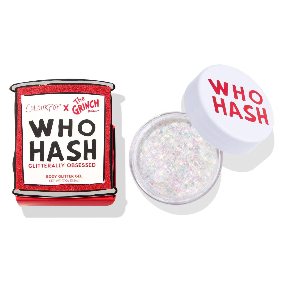 ColourPop x How the Grinch Stole Christmas Glitter Gel - Who-Hash - 0.08oz | Target
