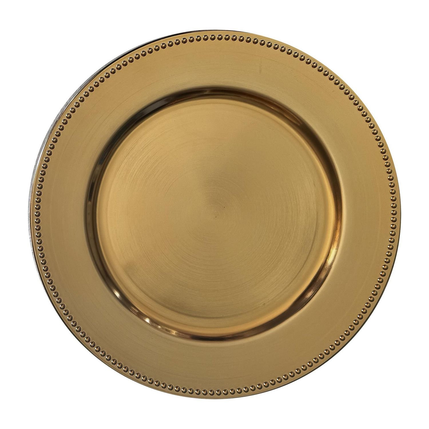 FRAÎCHE Holiday Gold Plastic Charger Plate Set, 4 pack, 13 x 13 x 1.18 inch / 2.82 lb | Walmart (CA)