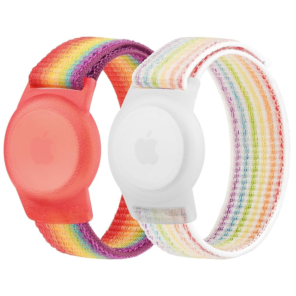 Meliya Nylon AirTag Bracelet for Kids, 2 Pack Nylon Watch Bands Compatible with AirTag, Adjustabl... | Amazon (US)