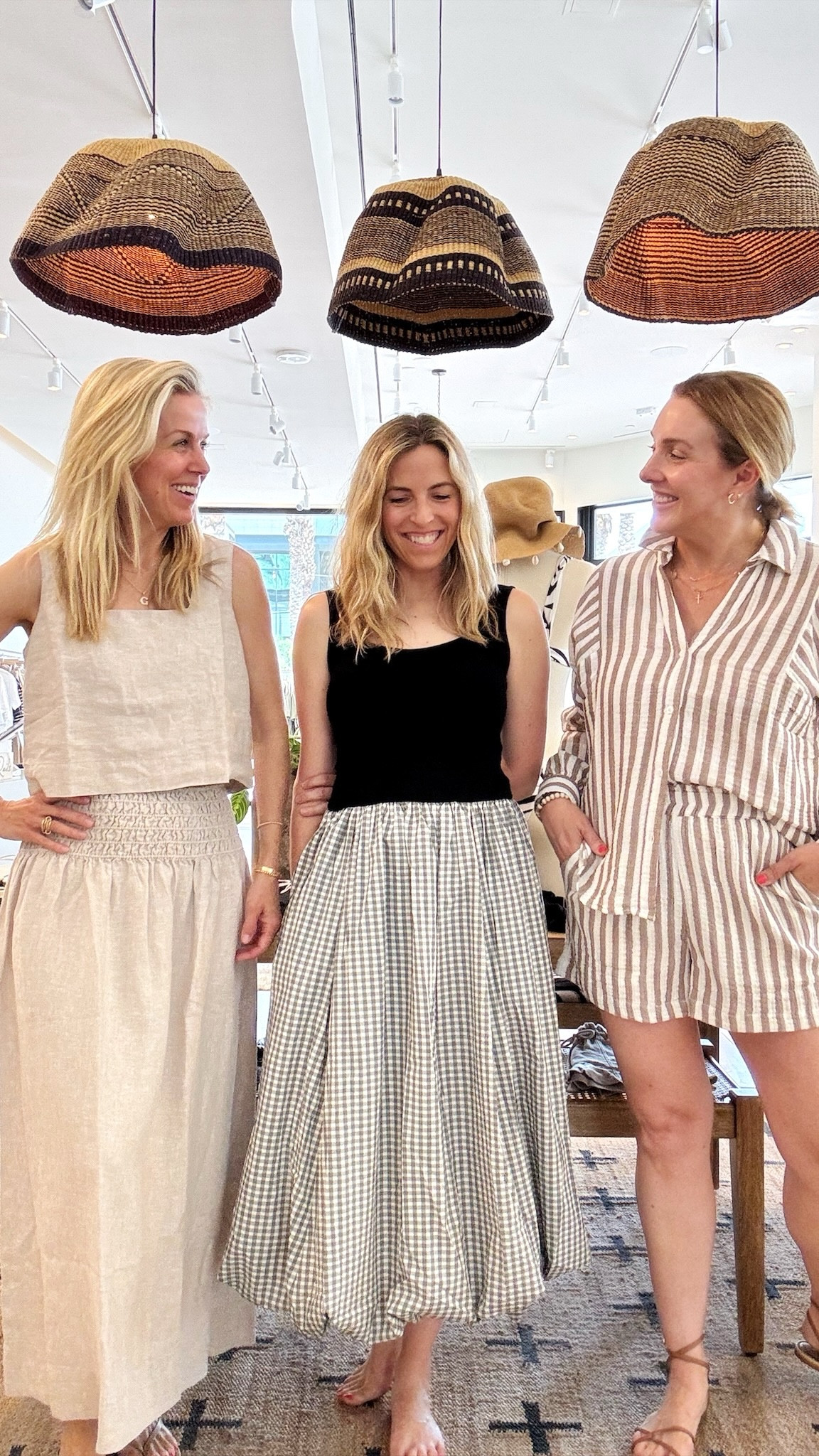 Rails Try On 🙌🏼

We popped into Rails and found so many fabulous pieces. We’ll be wearing them this summer and beyond!

Sizing notes: 
Gretchen sized down one in square neck linen top (depending on your bust) and sizes up one in the skirt to give more room! She’s in an xs in top and a medium in the skirt. 

Laura sized down one in gingham dress as it has a lot of stretch. Wearing an xs. 

Summer outfit 

#LTKSummerEdit #LTKOver40 #LTKSeasonal