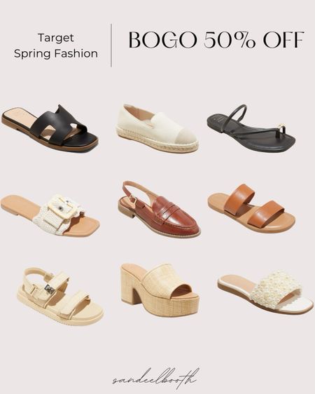 BOGO 50% off Target spring shoes!

#LTKsalealert #LTKshoecrush #LTKstyletip