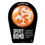 DA BOMB Sporty Bath Bomb, White/Orange, Clean & Fresh, 7 Oz | Amazon (US)