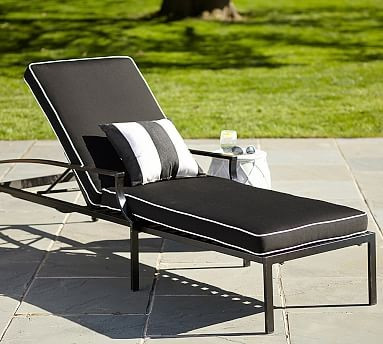 Riviera Single Chaise Lounge | Pottery Barn (US)
