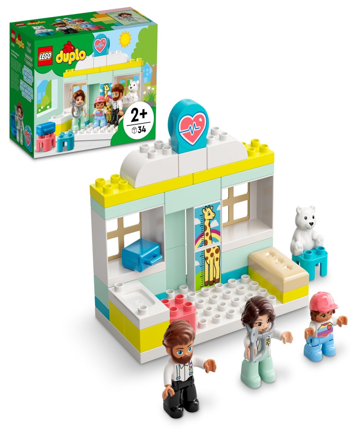Lego Duplo Rescue Doctor Visit 10968 Educational Building Toy Playset | Macys (US)