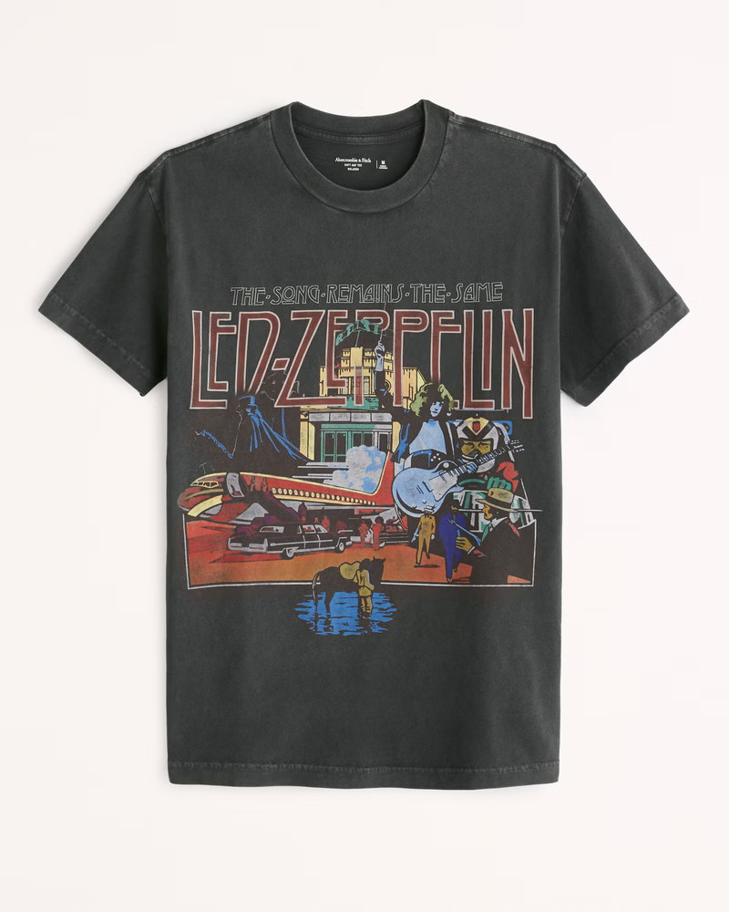 Led Zeppelin 90s-Inspired Band Tee | Abercrombie & Fitch (US)