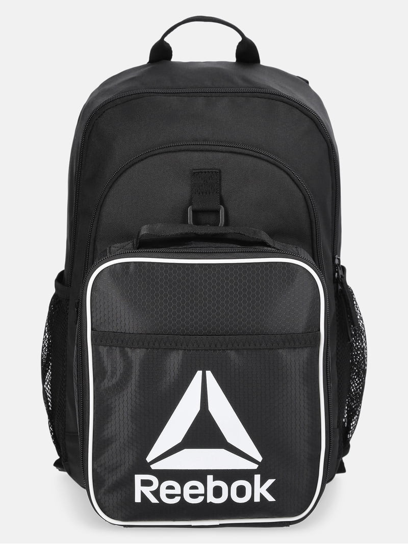 Reebok Kids' Charlie 17" Laptop Backpack and Lunch Bag Set, 2-Piece, Black | Walmart (US)