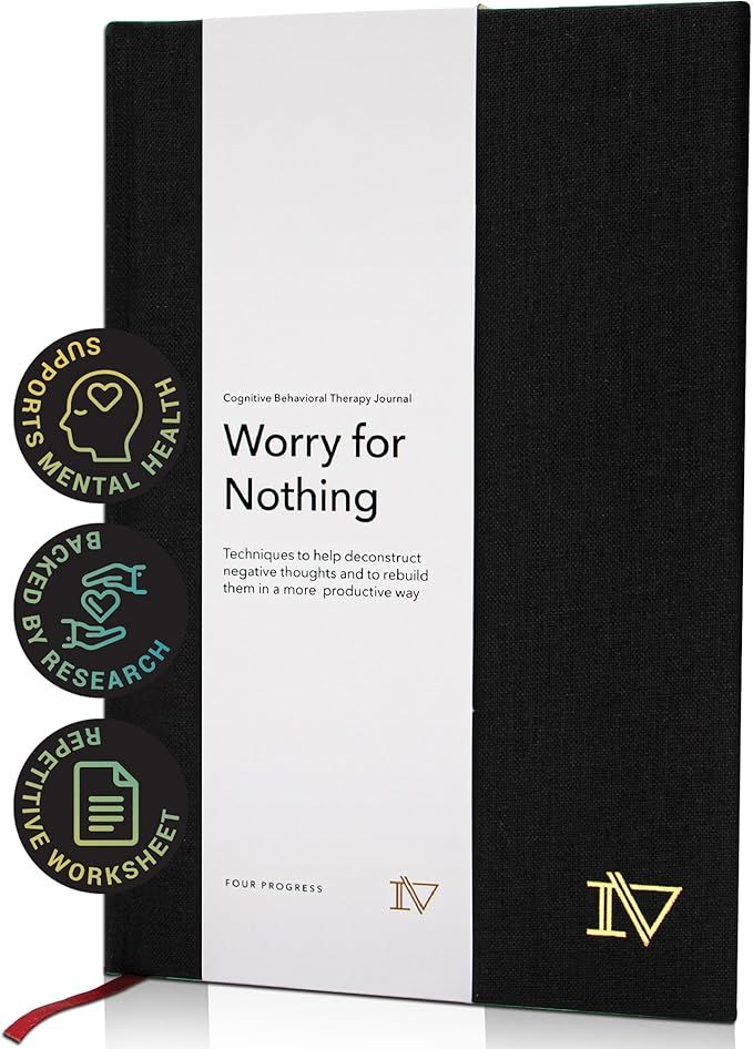 Worry for Nothing: Guided Anxiety Journal, Cognitive Behavioral Therapy Prompt, Anxiety Relief & ... | Amazon (US)