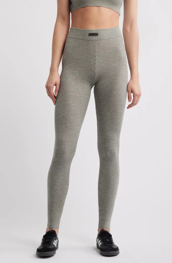 Fear of God Essentials Waffle Knit Leggings | Nordstrom | Nordstrom