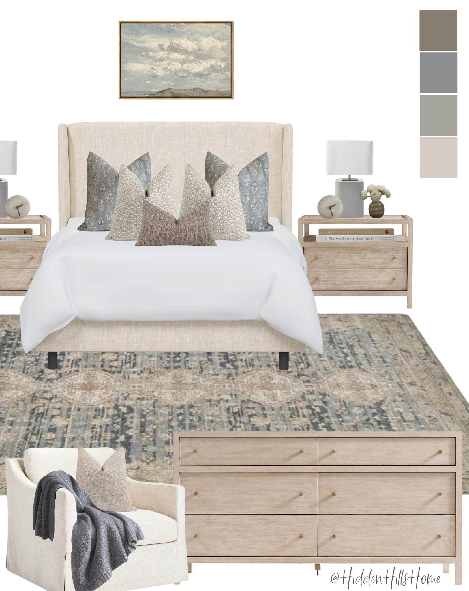 Bedroom decor, bedroom mood board, master bedroom design, primary bedroom decor ideas, modern coastal bedroom decor inspiration #bedroom 

#LTKhome #LTKsalealert #LTKstyletip