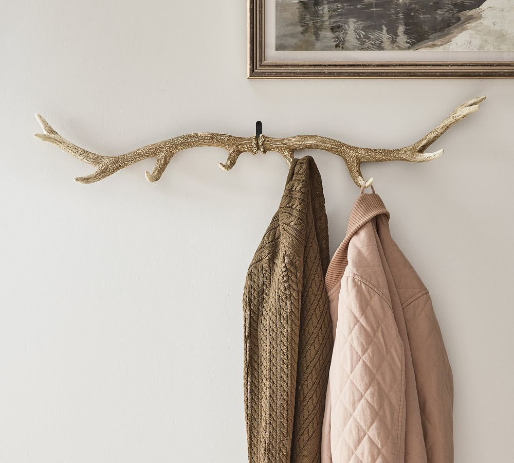 Antler Row of Hooks | Pottery Barn (US)