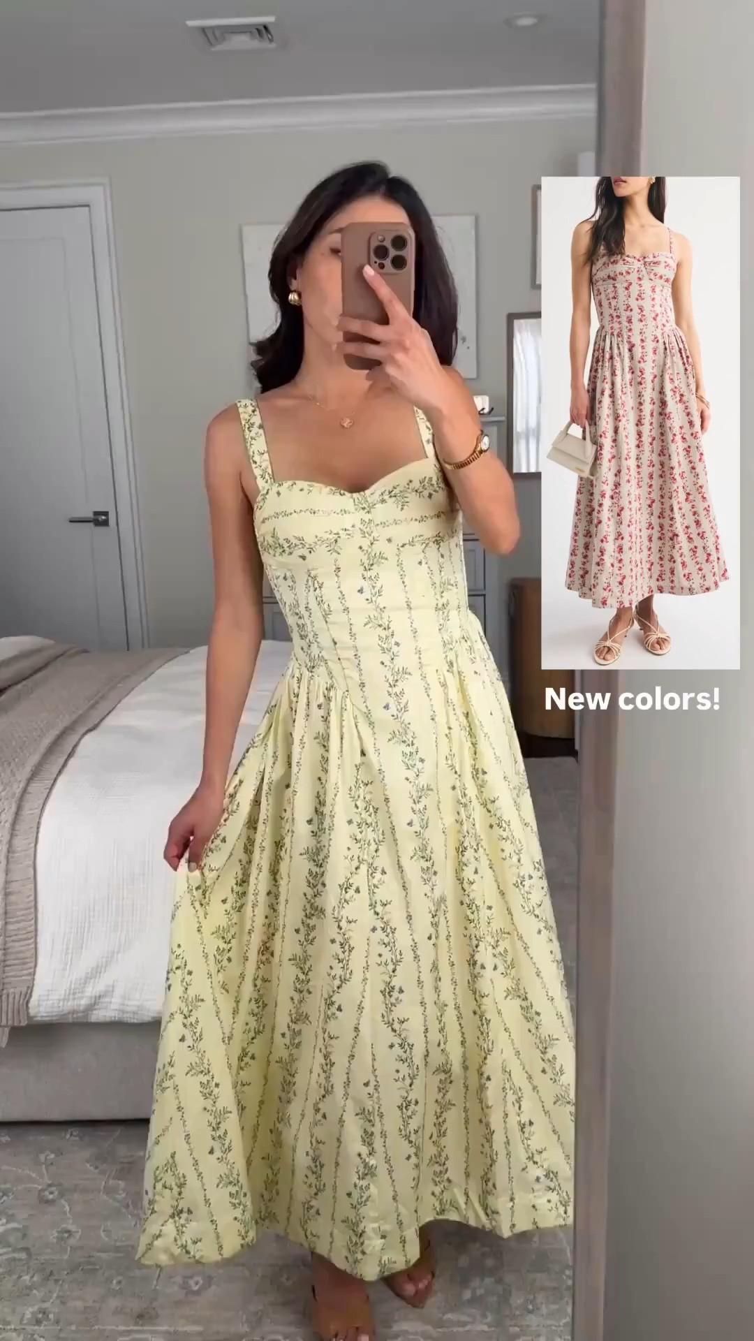code AFJEAN for extra 15% off. Yellow is low stock but new colors avail . 
• Bra-Free dress cotton xxs petite - Maxi length on me with built in padding and adjustable shoulder straps. 

• mango sandal heels sz 5. I love this leather version but the patent leather and mesh versions are not as comfy.

Petite friendly maxi dress, 2026 spring summer dress, wedding guest outfit

#LTKPetite #LTKSeasonal #LTKWedding

#LTKPetite #LTKWedding
